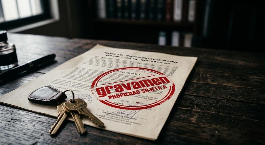 Gravamen compraventa propiedad sobre casa en venta con documentos legales