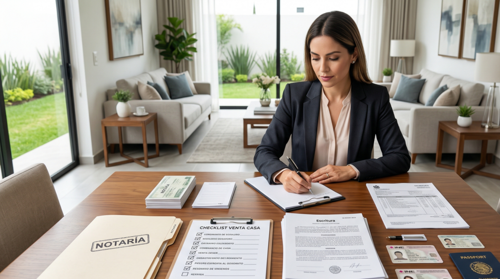 Qué revisar antes de vender una casa para evitar problemas legales: documento y propiedad en orden.