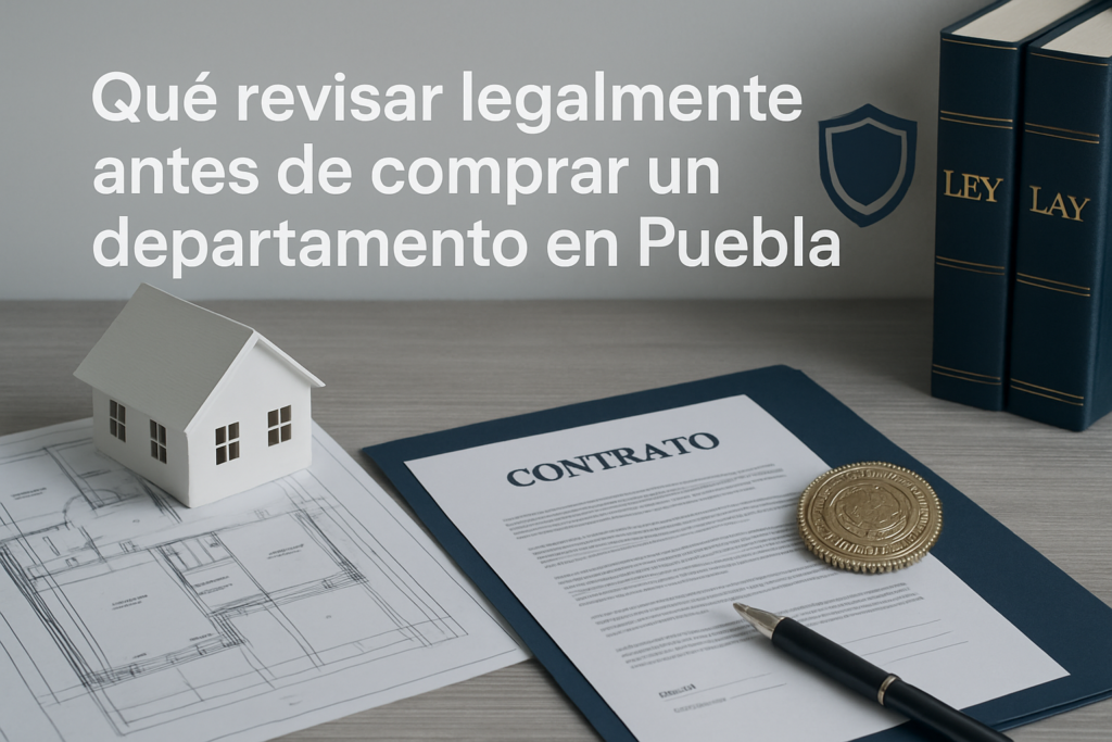 Abogado asesorando en la revisión legal para compra de departamento